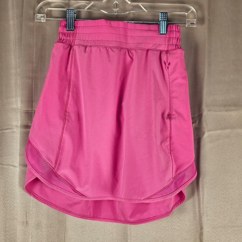 Lululemon‎ Womens Sonic Pink Hotty Hot High Rise Skirt 2